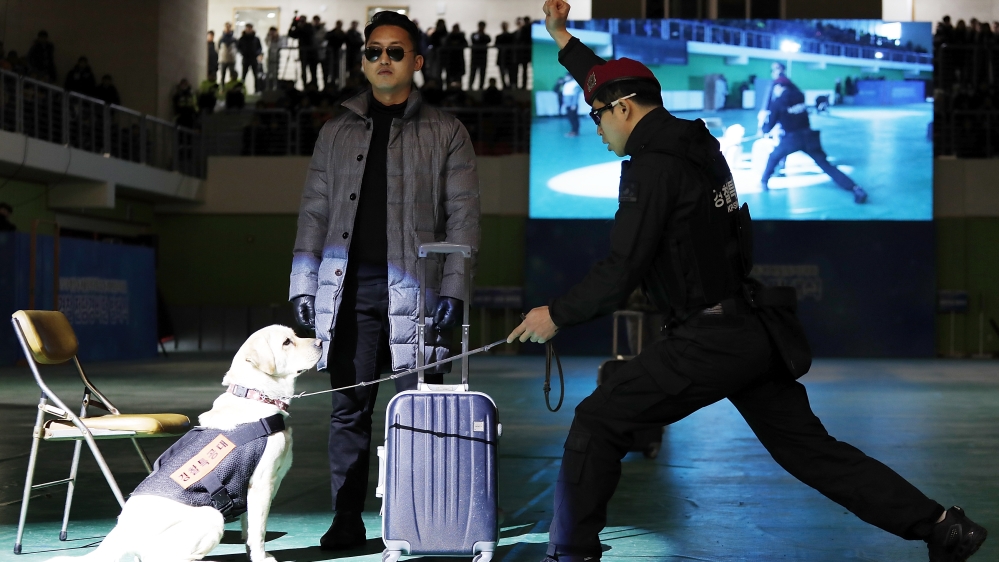 Police Stage Drills Ahead Of PyeongChang 2018