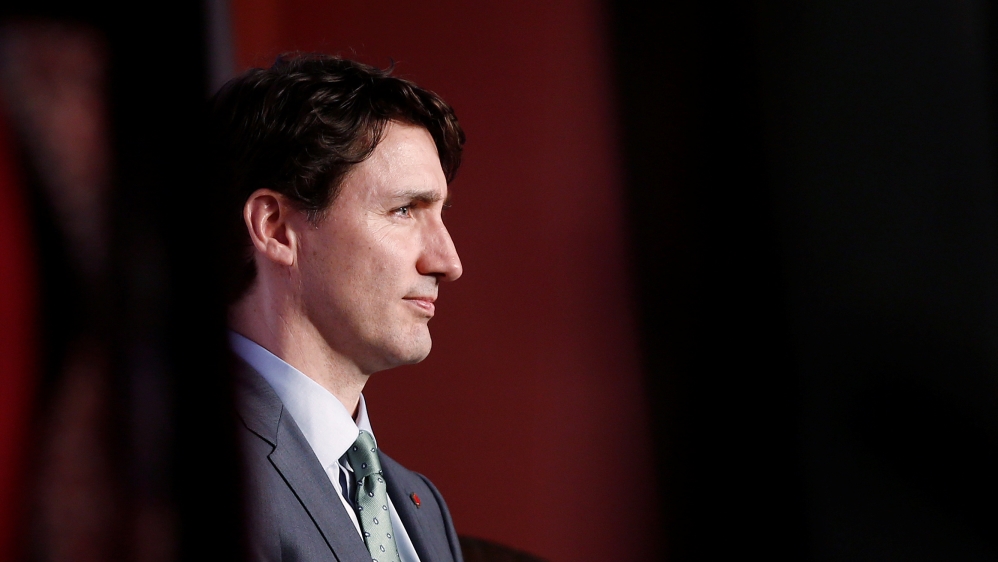 Canadian Prime Minister Justin Trudeau attends an ''India-Canada Business Session'', in New Delhi