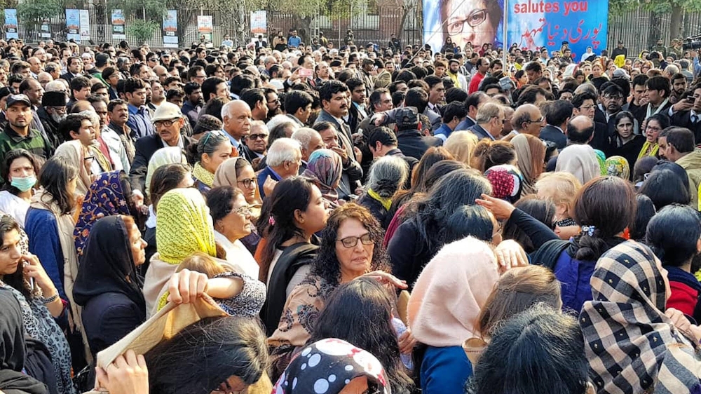 Rabia Mahmood photo - Asma Jahangir funeral