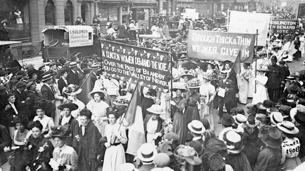 The Representation of the People Act 1918 finally granted British women over 30 with property the right to cast the ballot [Museum of London/Heritage Images/Getty Images]