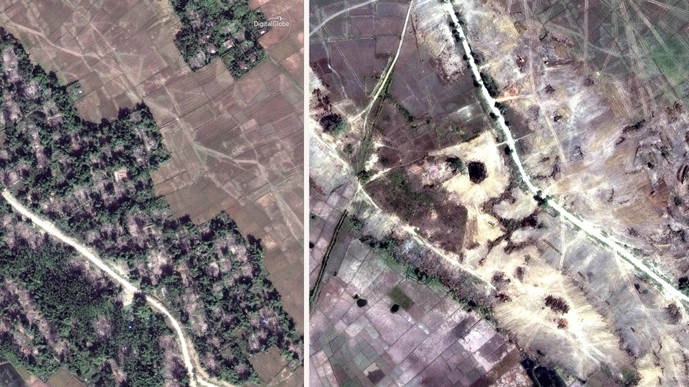Rohingya villages wiped out