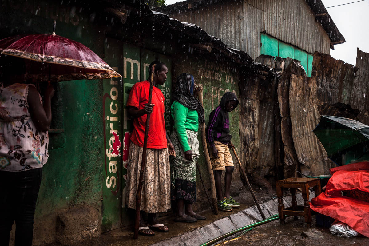 In Kibera, women and children bear the burnt of heavy rains 