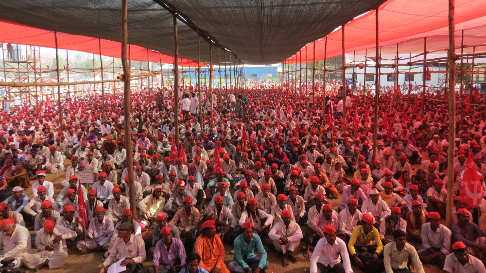 The farmers were elated that their voices were finally heard [Kiran Mehta/Al Jazeera]