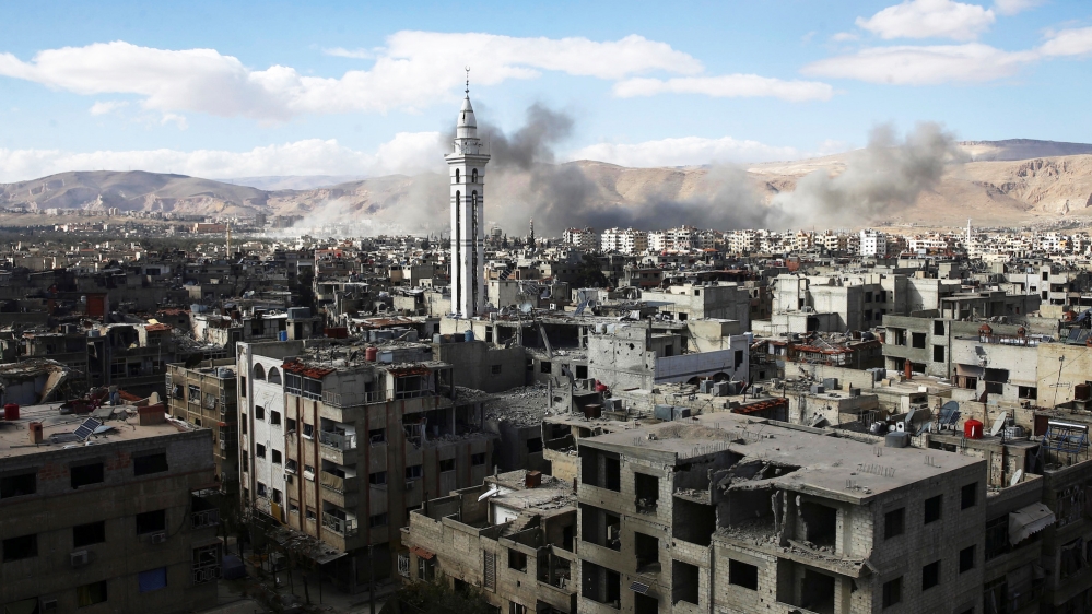 Ghouta burning Reuters