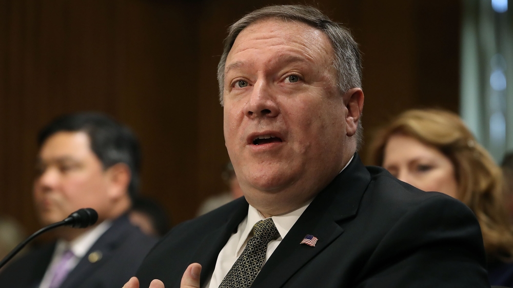 Senate Holds Confirmation Hearing For Mike Pompeo To Be Secretary Of State
