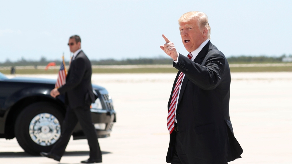 Trump visits Joint Interagency Task Force-South in Key West, Florida