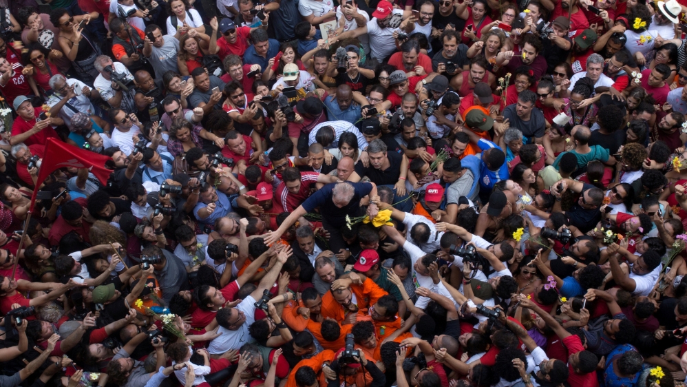 Lula supporters - op-ed photo REUTERS
