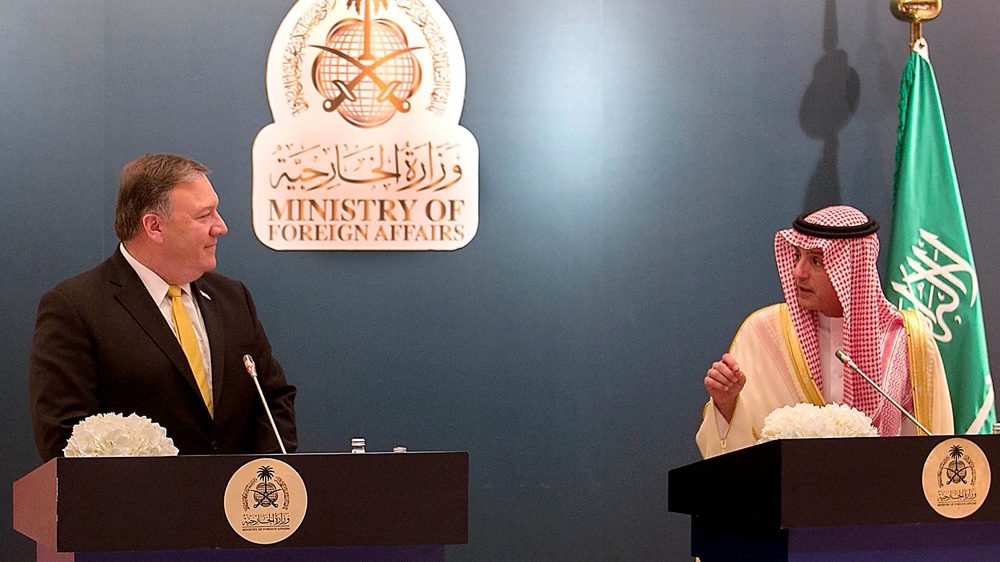 SAUDI ARABIA USA DIPLOMACY pompeo jubeir