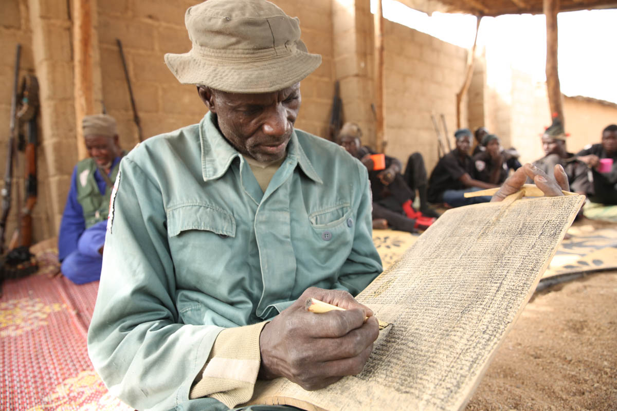 Bukar Jimeta was Aisha’s commander. Was a devout Muslim, and he believed in African Gods of nature and of war. Copyright: Rosie Collyer.