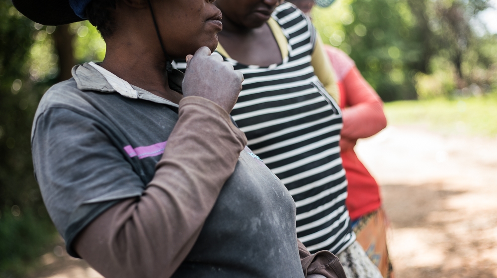 Many of the illegal miners come from neighbouring Lesotho and Zimbabwe [Shaun Swingler/Al Jazeera]