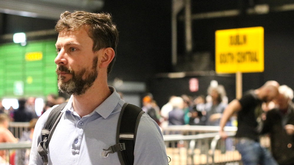 Christor Mac Cuirc said pro-choice campaigners must fight for unrestricted access [Una Harty/Al Jazeera]