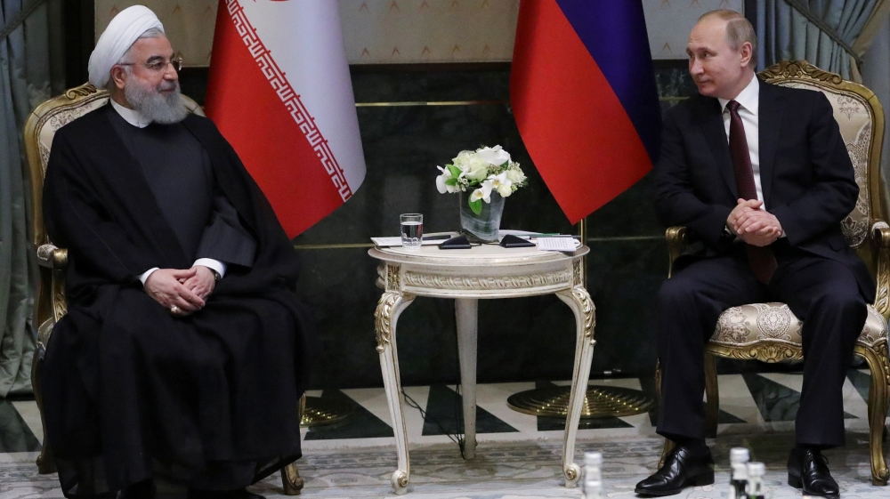Rouhani - Putin Reuters
