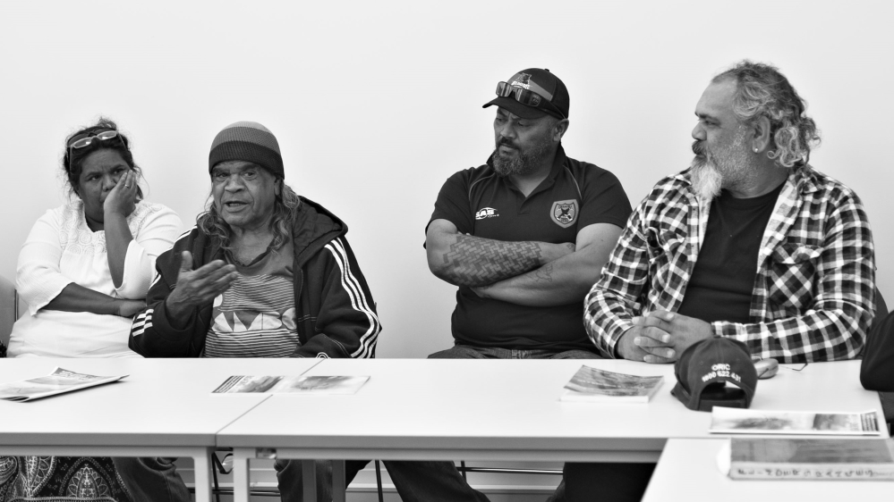 The students hope younger generations will be able to speak the language fluently [John Power/Al Jazeera]