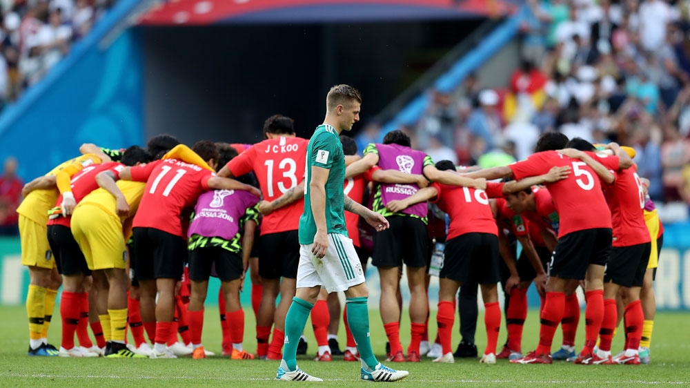 German and South Korea teams, World Cup 2018