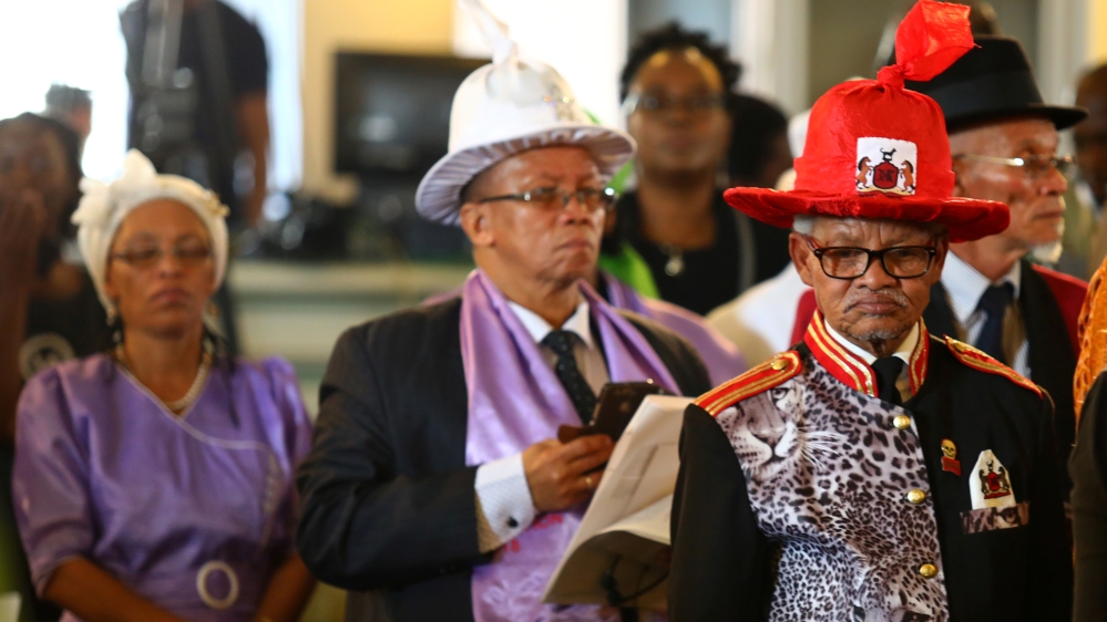 Germany killed about 60,000 Herero and 10,000 Nama people [Christian Mang/Reuters]