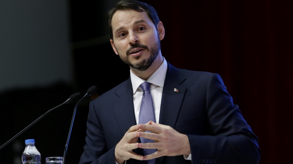 Turkish Treasury and Finance Minister Berat Albayrak