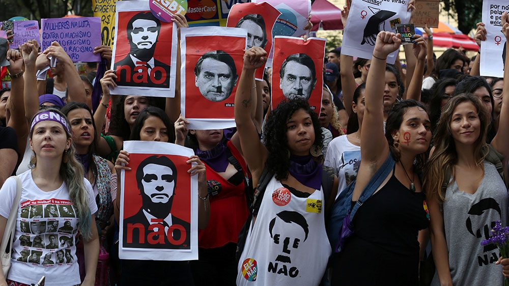 Brazil election women''s march