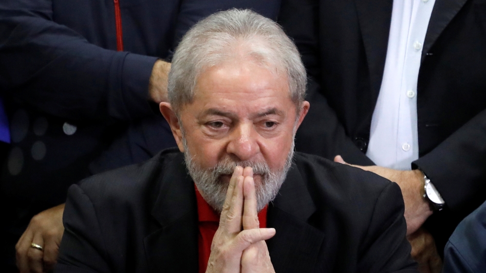 Former Brazilian President Luiz Inacio Lula da Silva
