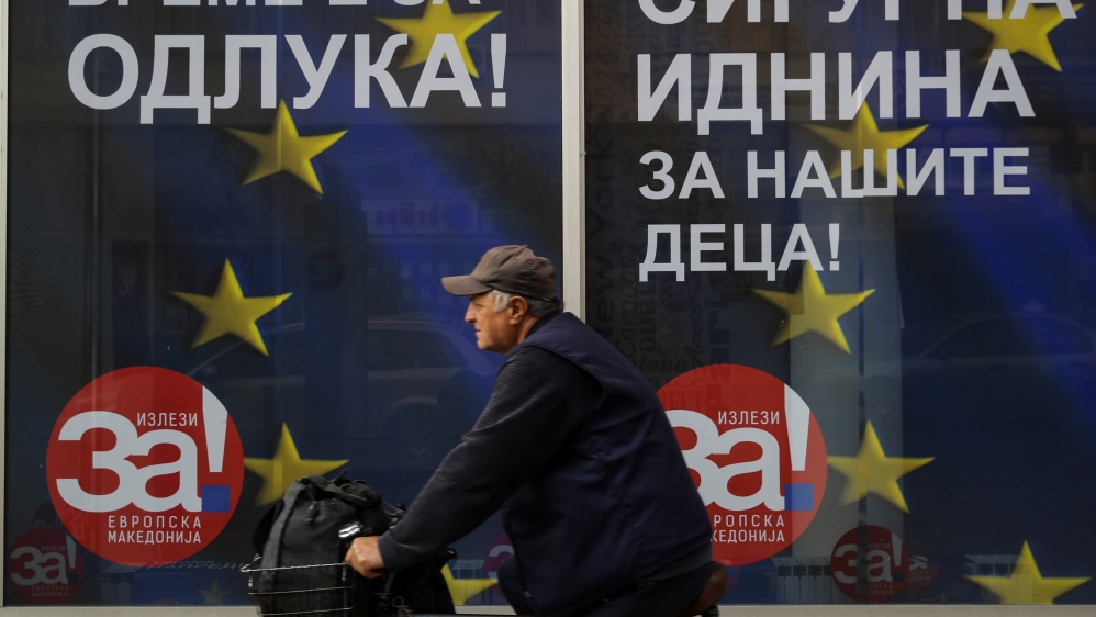 Referendum in Macedonia on changing the country''s name