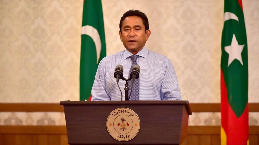 Maldives president Abdulla Yameen