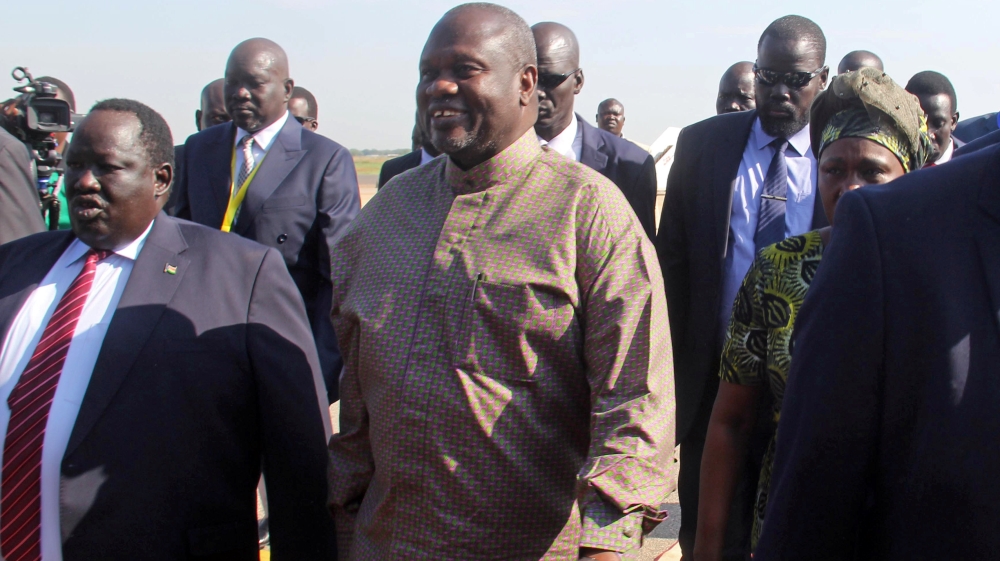 South Sudan rebel leader Riek Machar