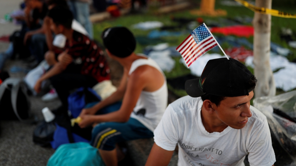 Migrant caravan op-ed photo - Reuters