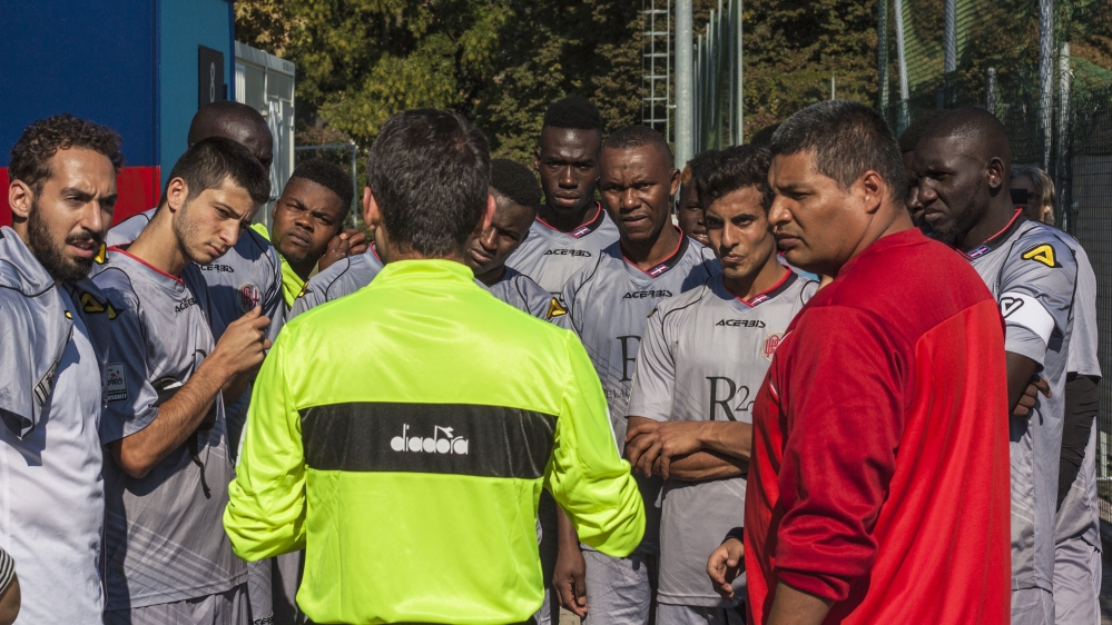 Italian refugees football