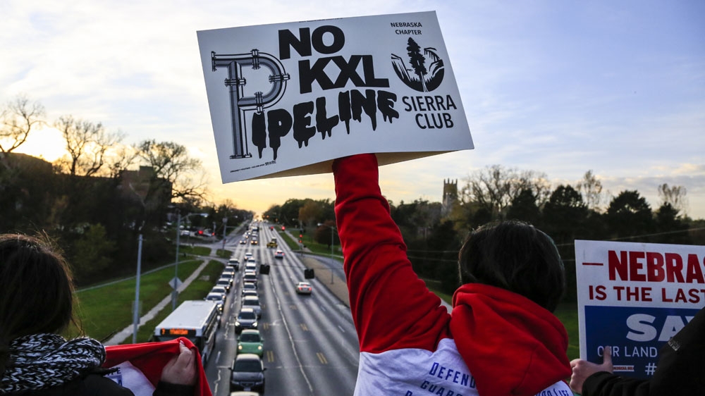 KEYSTONE PIPELINE PROTEST