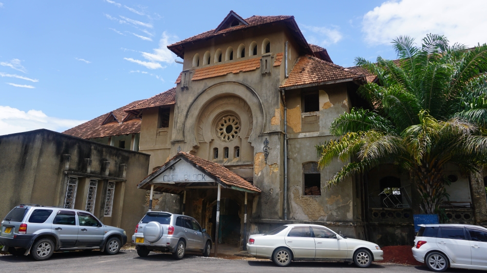 An old German hospital built in 1895 is now completely empty in Tanga, Tanzania [Kathleen Bomani/Al Jazeera]