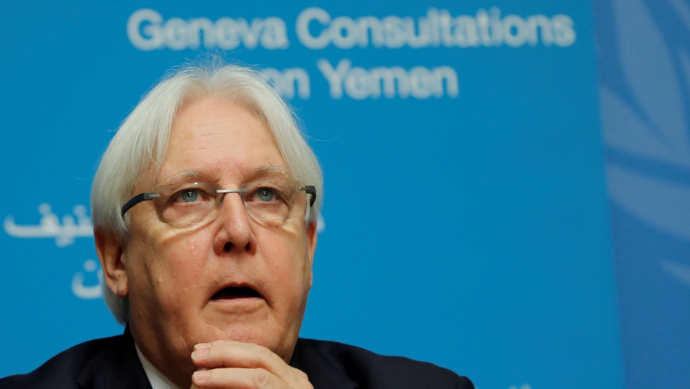 UN envoy Martin Griffiths attends a news conference on Yemen talks at the United Nations in Geneva, Switzerland September 8, 2018