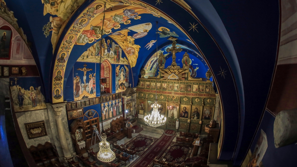 According to the Orthodox Church, the number of Gaza's Christian community members barely exceeds 1,000 [Walid Mahmoud/Al Jazeera]