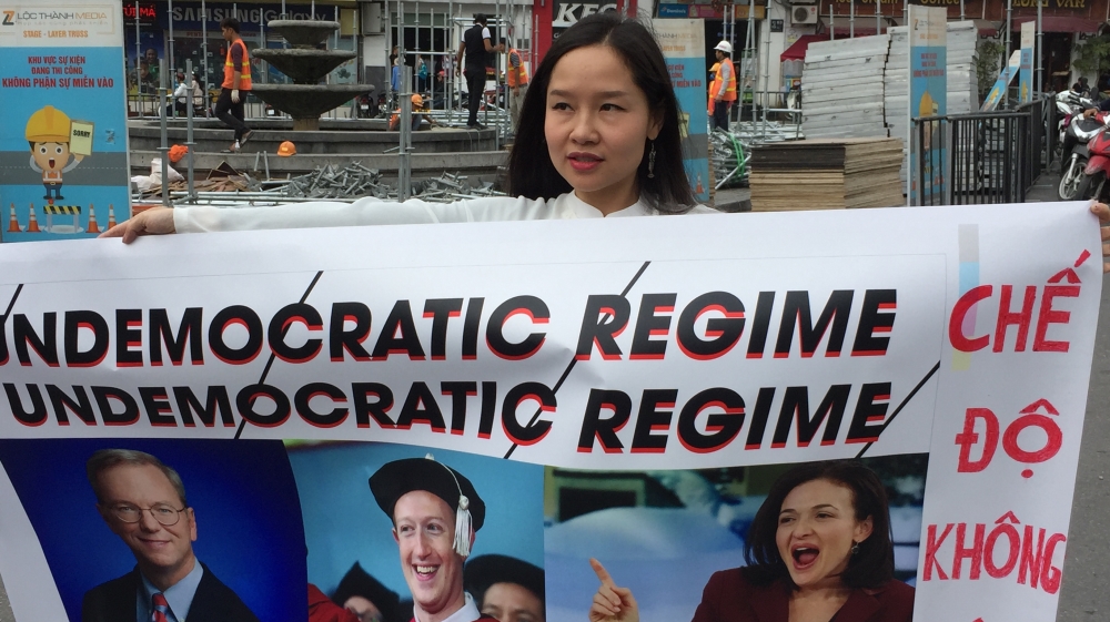 Do not use: Ma Khoi protest in Hanoi