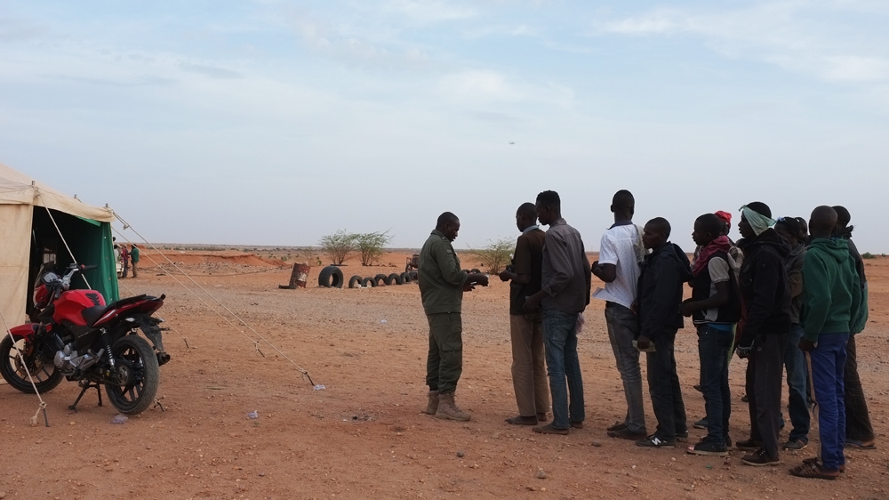 Barriere toll outside of Agadez, Niger