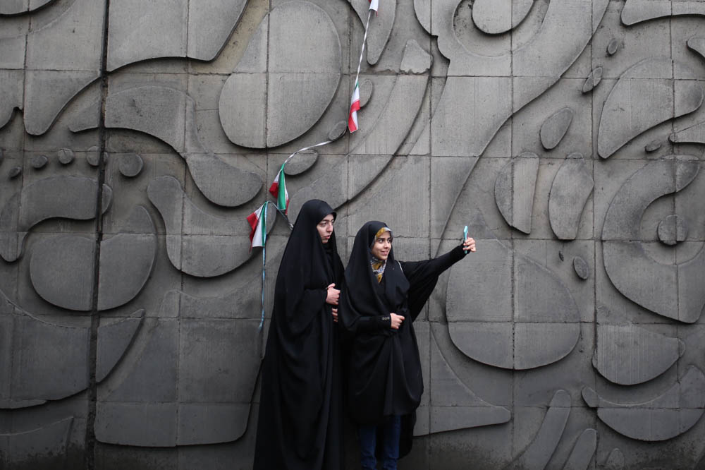Iran Revolution at 40 [Mohammad Ali Najib/Al Jazeera]