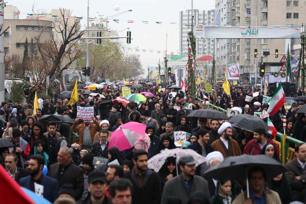 Iran Revolution at 40 [Mohammad Ali Najib/Al Jazeera]