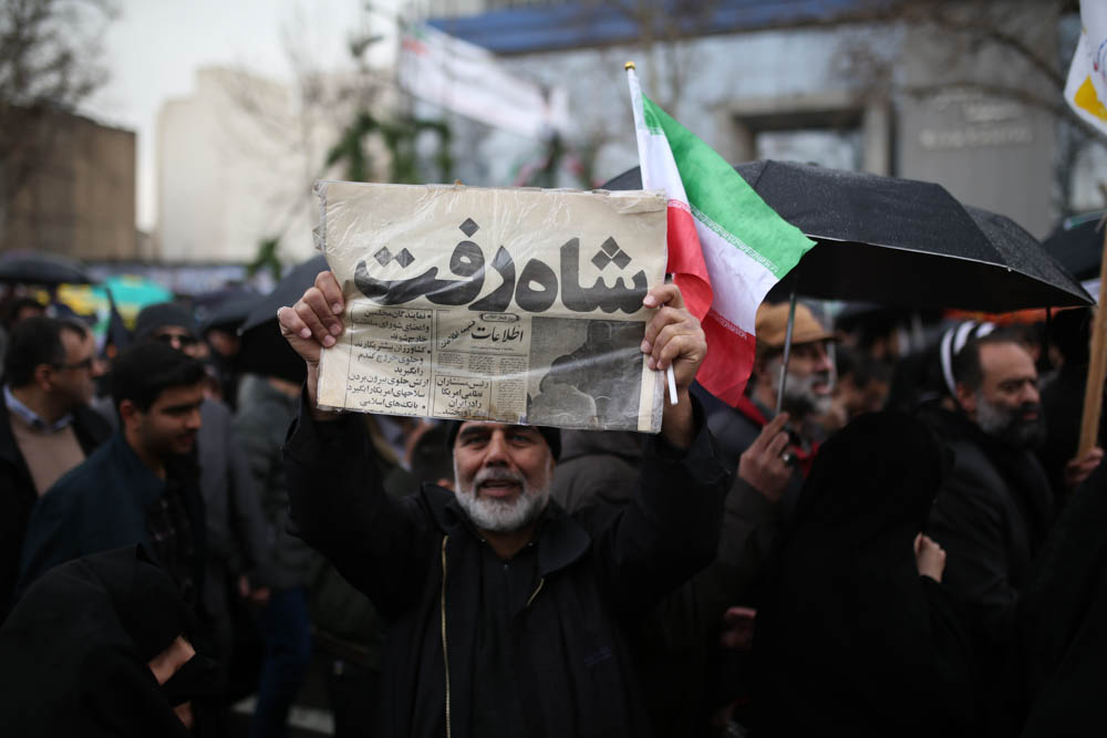 Iran Revolution at 40 [Mohammad Ali Najib/Al Jazeera]