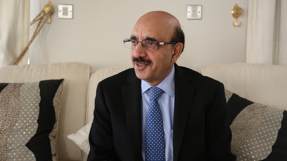 President of Pakistan-administered Kashmir, Sardar Masood Khan [Showkat Shafi/Al Jazeera]