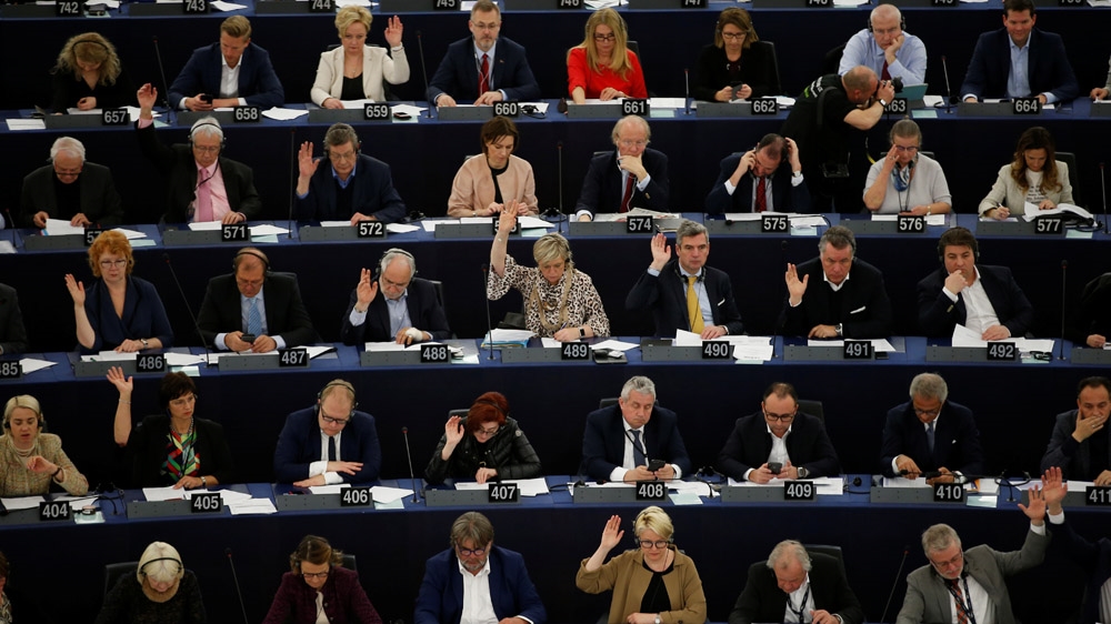 European Parliament copyright vote