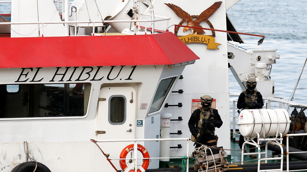 The El Hiblu 1 was sailing from Turkey to Libya when it received a call about the migrants in distress [Zammit Lupi/Reuters]