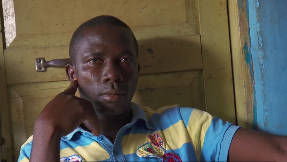 Musa during Pidia's mediation session [Sam Liebmann/Al Jazeera]