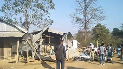 Nearly 3,000 people have been rendered homeless [Courtesy of Ain Uddin/Al Jazeera]