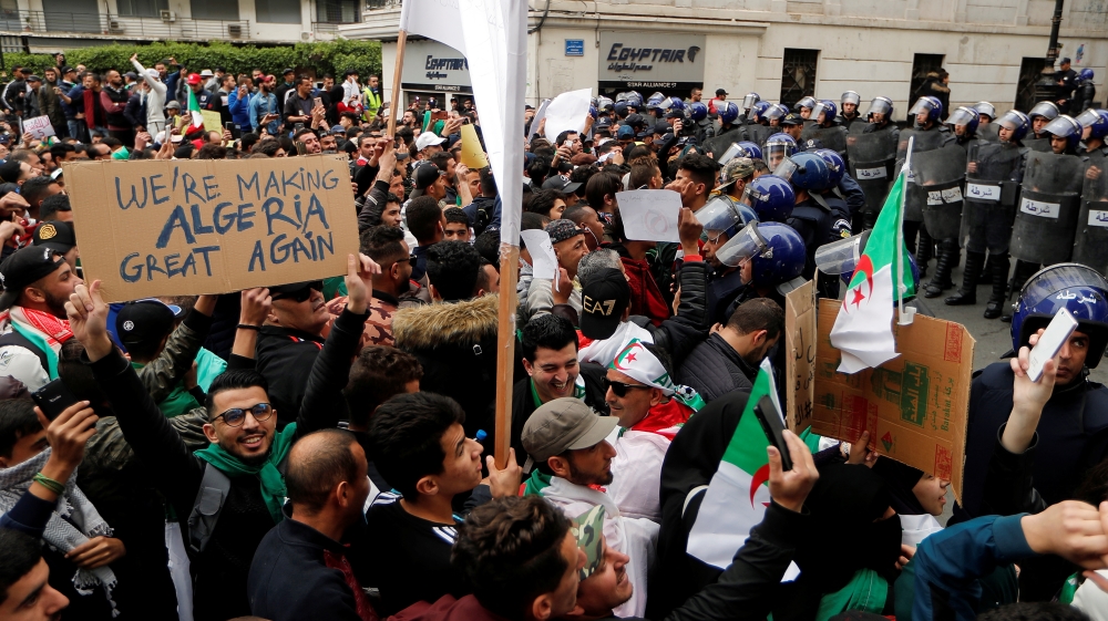 Algeria: Protest against President Abdelaziz Bouteflika in Algiers