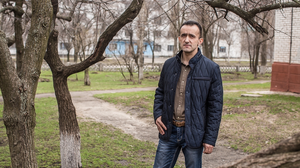 Valentyn is looking for a candidate with socially-orientated policies [Oksana Parafeniuk/Al Jazeera]