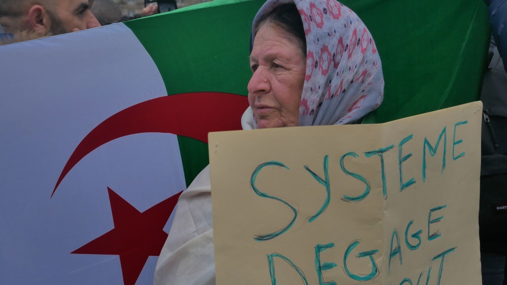 The protest in Paris was the second in as many weeks [Donia Ismail/Al Jazeera]