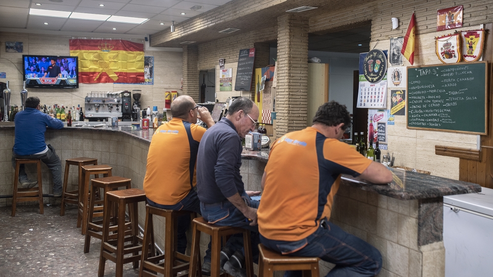 Several Spanish people in El Ejido told Al Jazeera they blamed migration policy for economic weakness [Guillem Trius/Al Jazeera]