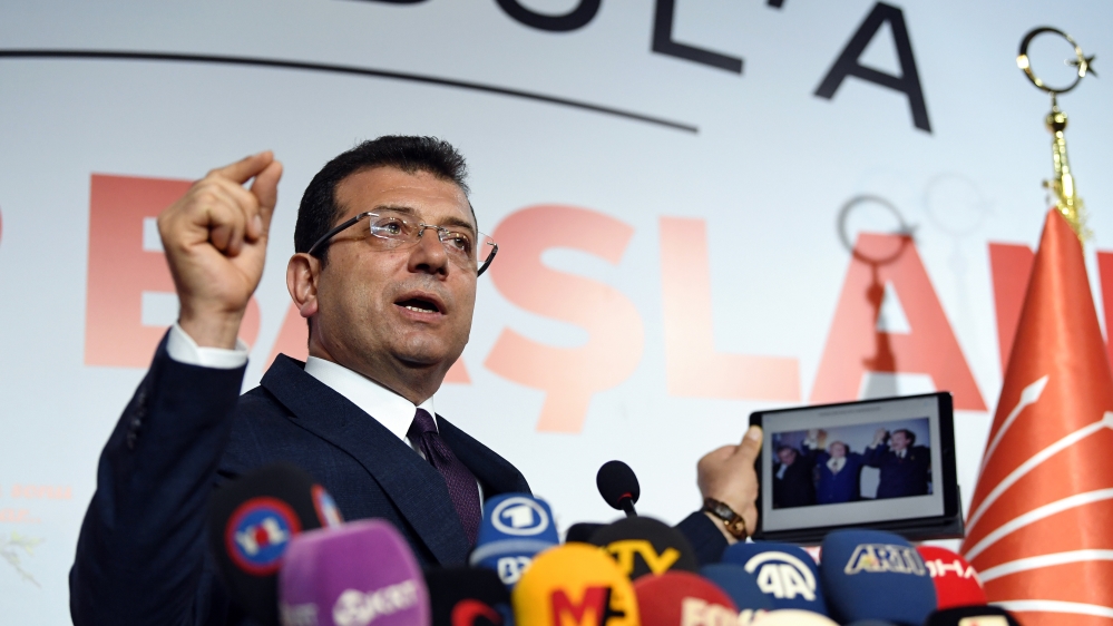 CHP candidate Ekrem Imamoglu