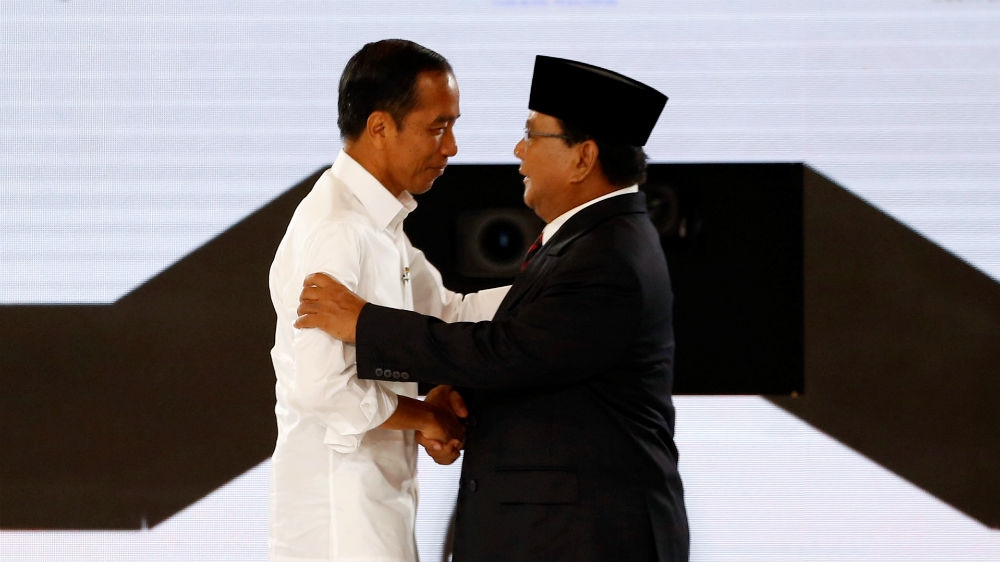 Indonesia election candidates