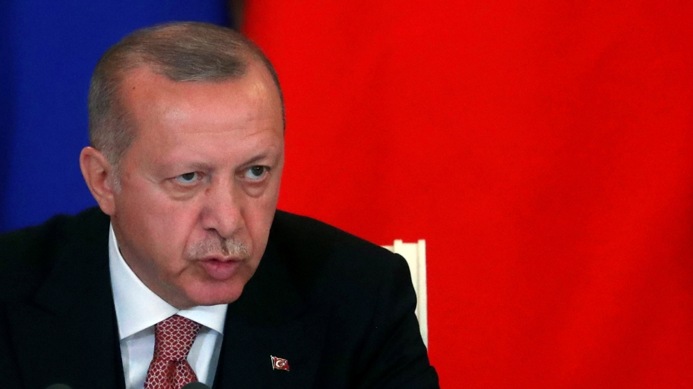 Russian President Vladimir Putin and Turkish President Tayyip Erdogan meet in Moscow