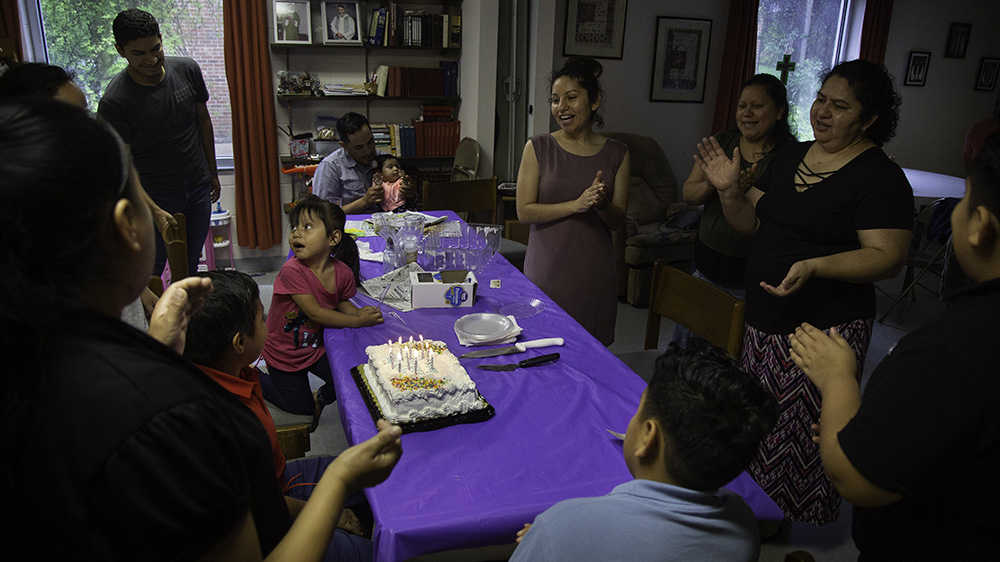 'When my family has to go home and when they leave, I stay here,' Juana says [Bridgette Cyr/Al Jazeera]