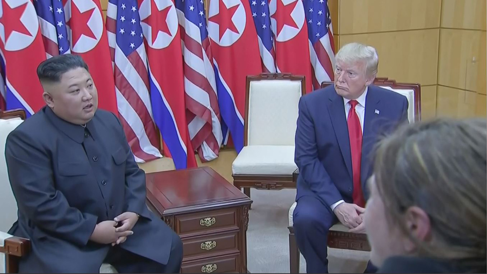 TRump kim meeting DMZ